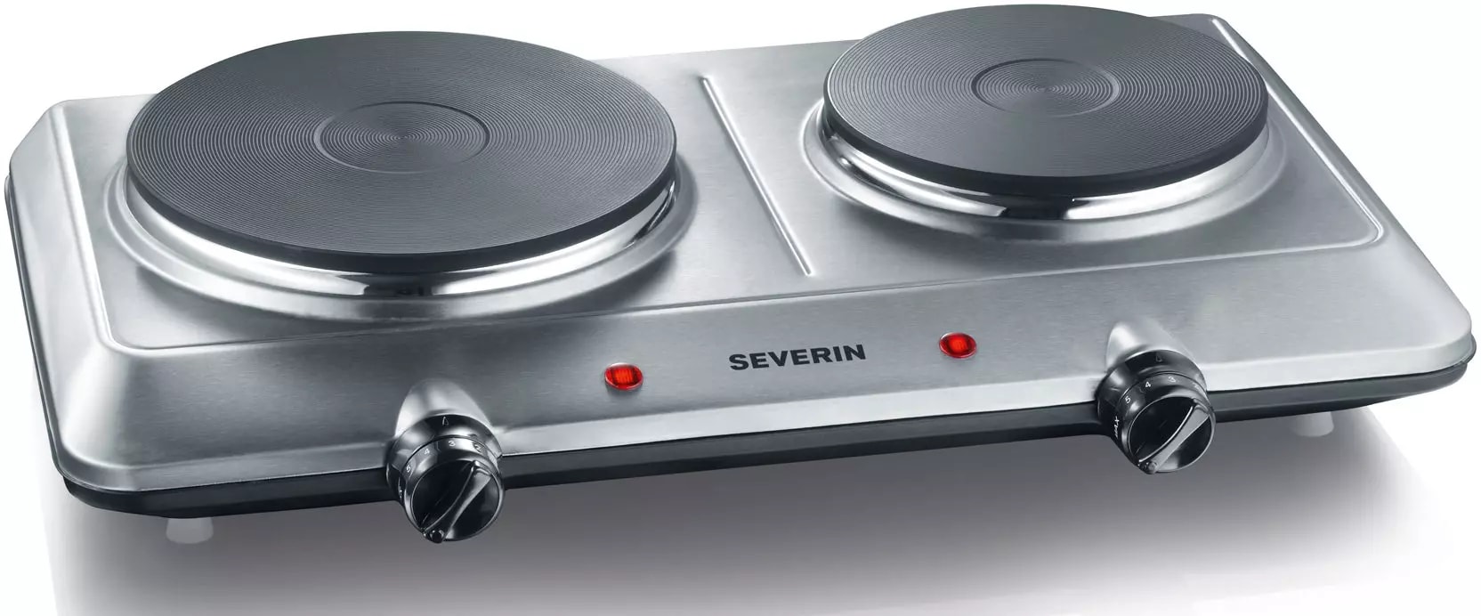 Réchaud électrique SEVERIN 2 foyers 2500W Blanc DK1014