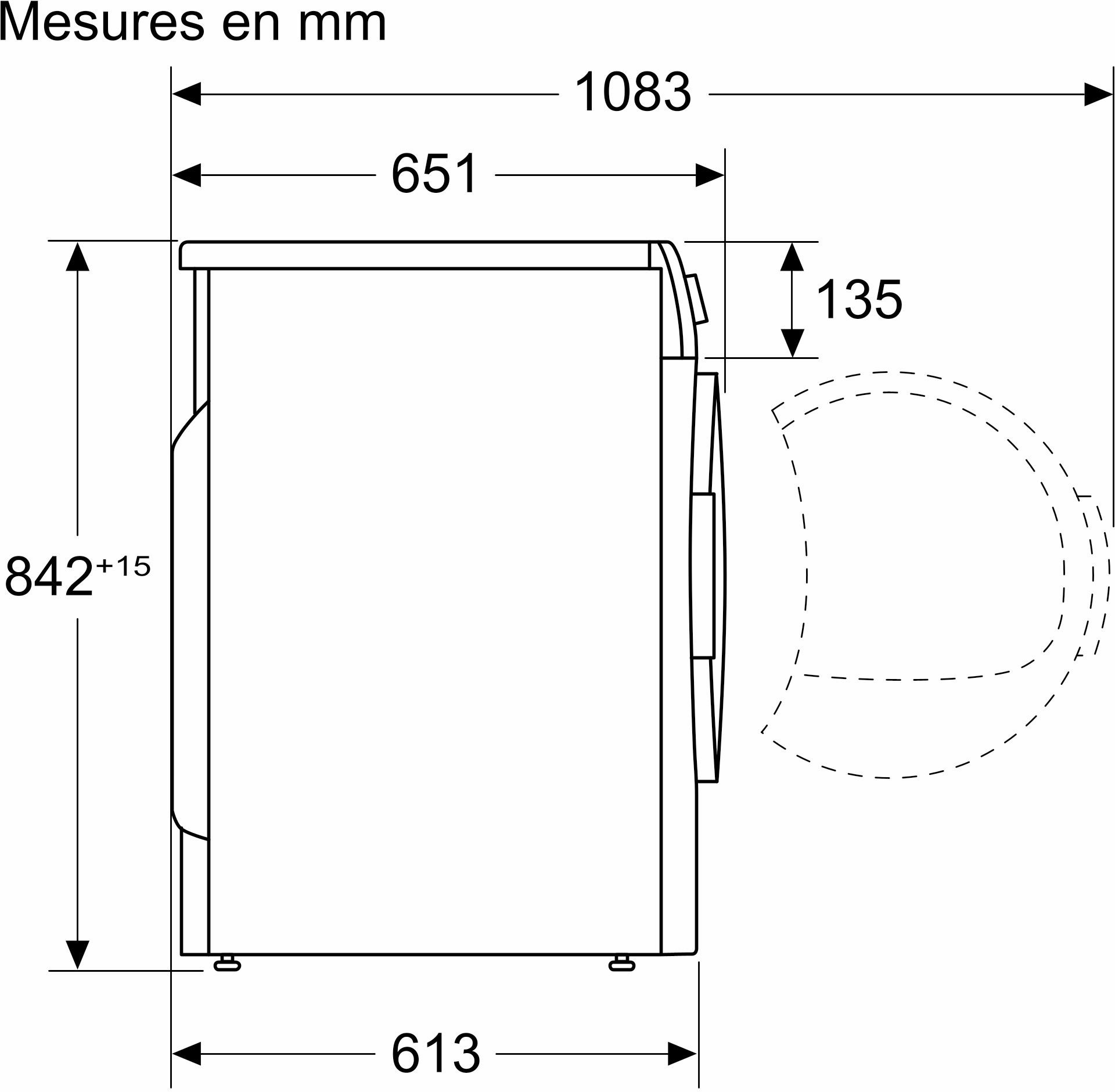 BOSCH Sèche linge Condensation Série 4 AutoDry 7kg Blanc - WTN83218FR