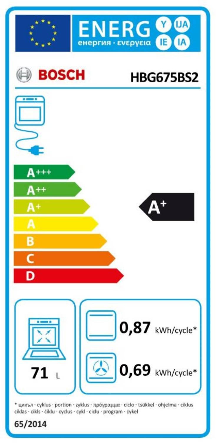 BOSCH Four encastrable pyrolyse Série 8 AutoPilot 10 airPulsé 4D 71L Inox - HBG675BS2