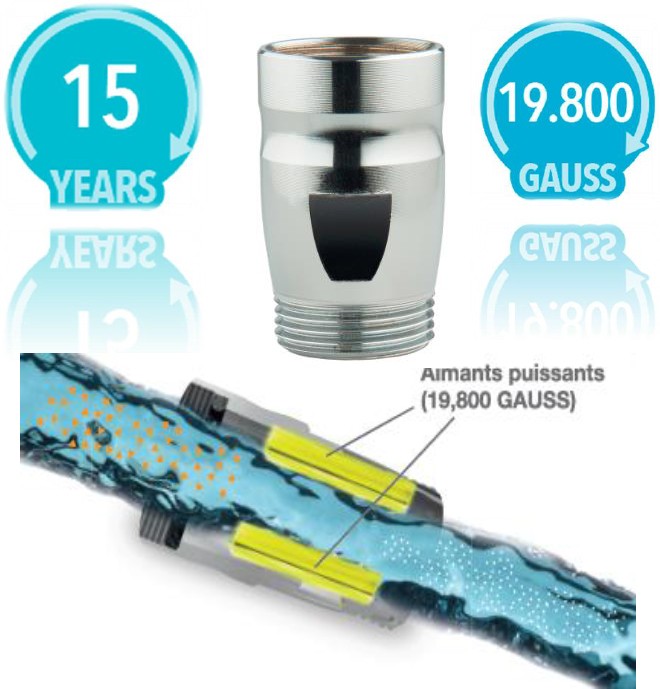 Anti calcaire magnétique CARE + PROTECT  - WMD1001W