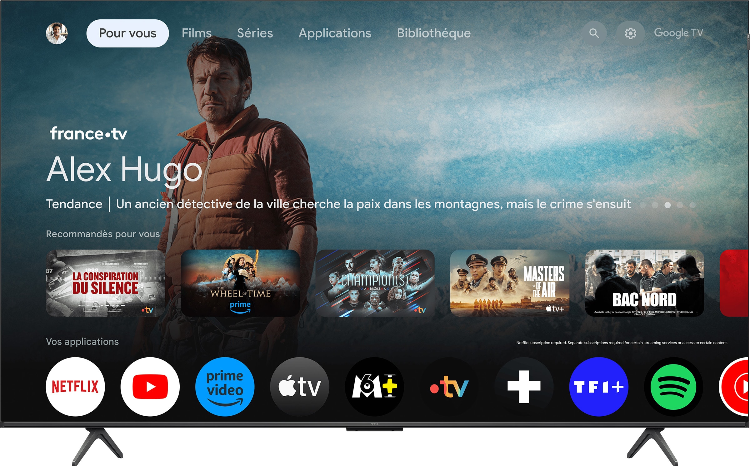 TV QLED 4K 248 cm TCL - 98P8K TV QLED 4K 248 cm TCL - 98P8K