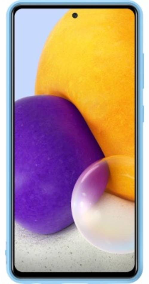 Coque smartphone SAMSUNG A72 silicone Bleue - EF-PA725TL