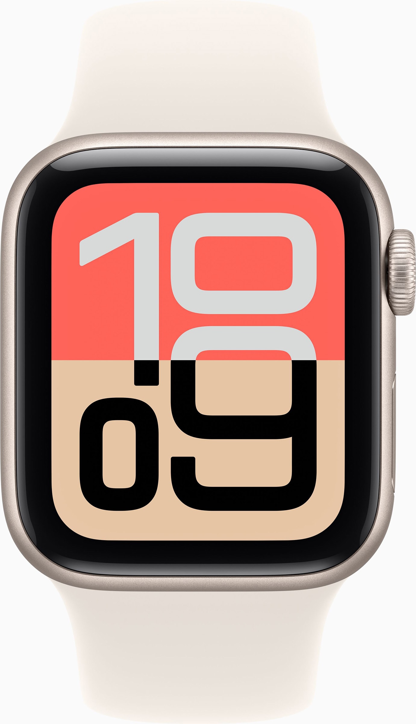 Montre connectée APPLE Watch SE 3 44mm GPS Lumière stellaire - WATCHSE3-MEHG4ZR/A