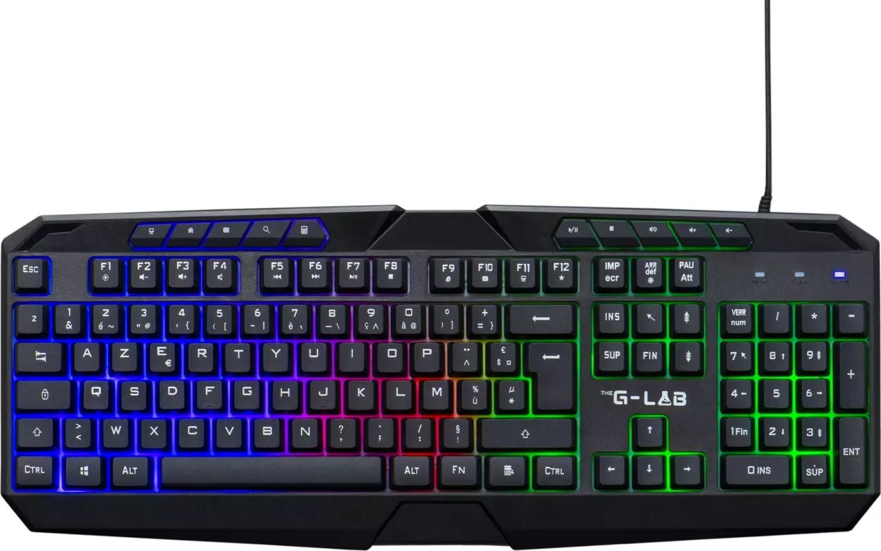 Clavier gamer THE G-LAB Souris Casque Tapis Filaire - COMBO-NATRIUM