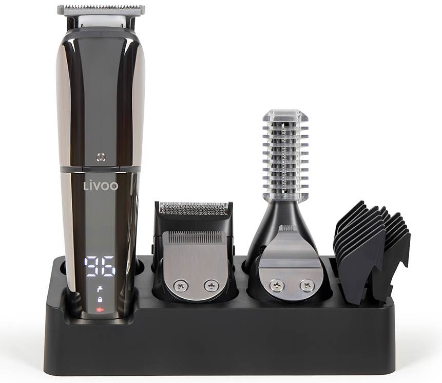 Tondeuse multifonction LIVOO 90min Sans fil Wet & Dry 6 têtes DOS196