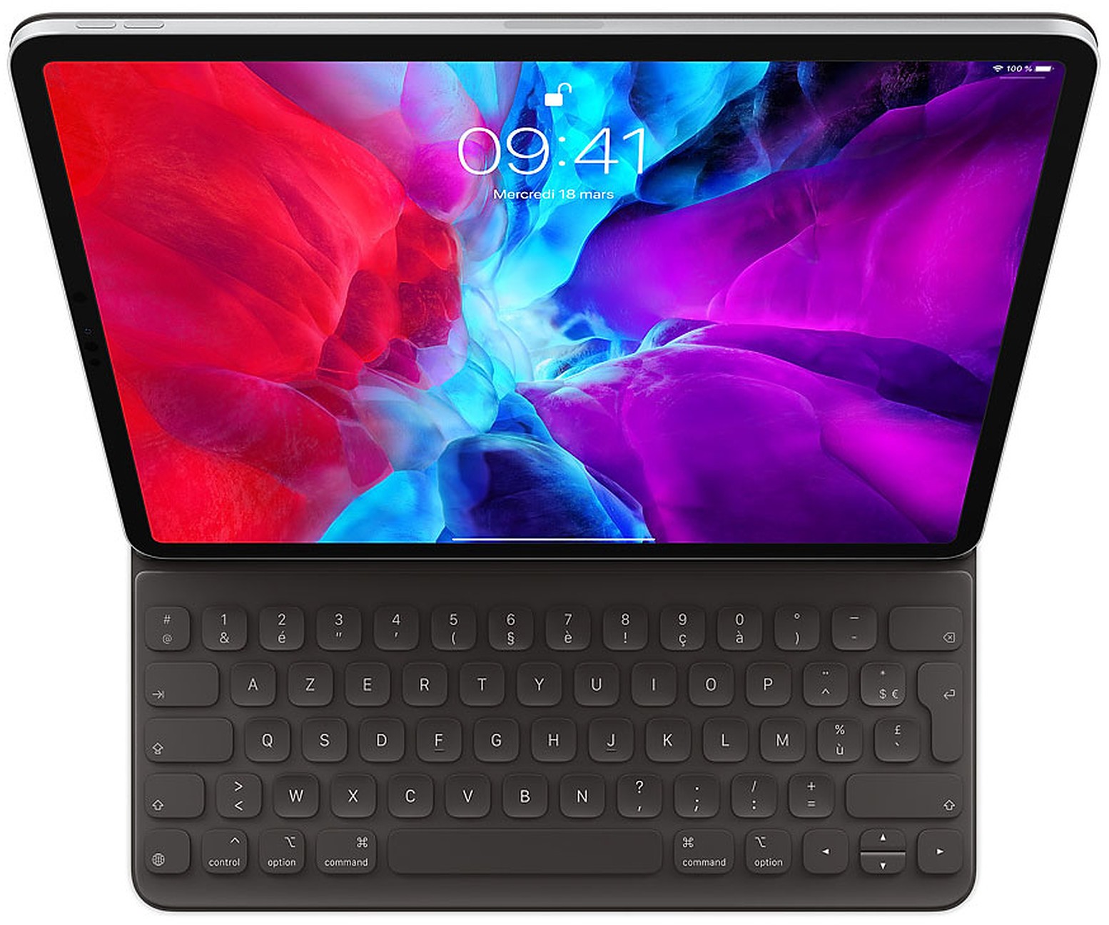 APPLE Clavier sans fil Smart Keyboard Ipad Pro 12.9" (4è Gen) Noir  MXNL2F/A