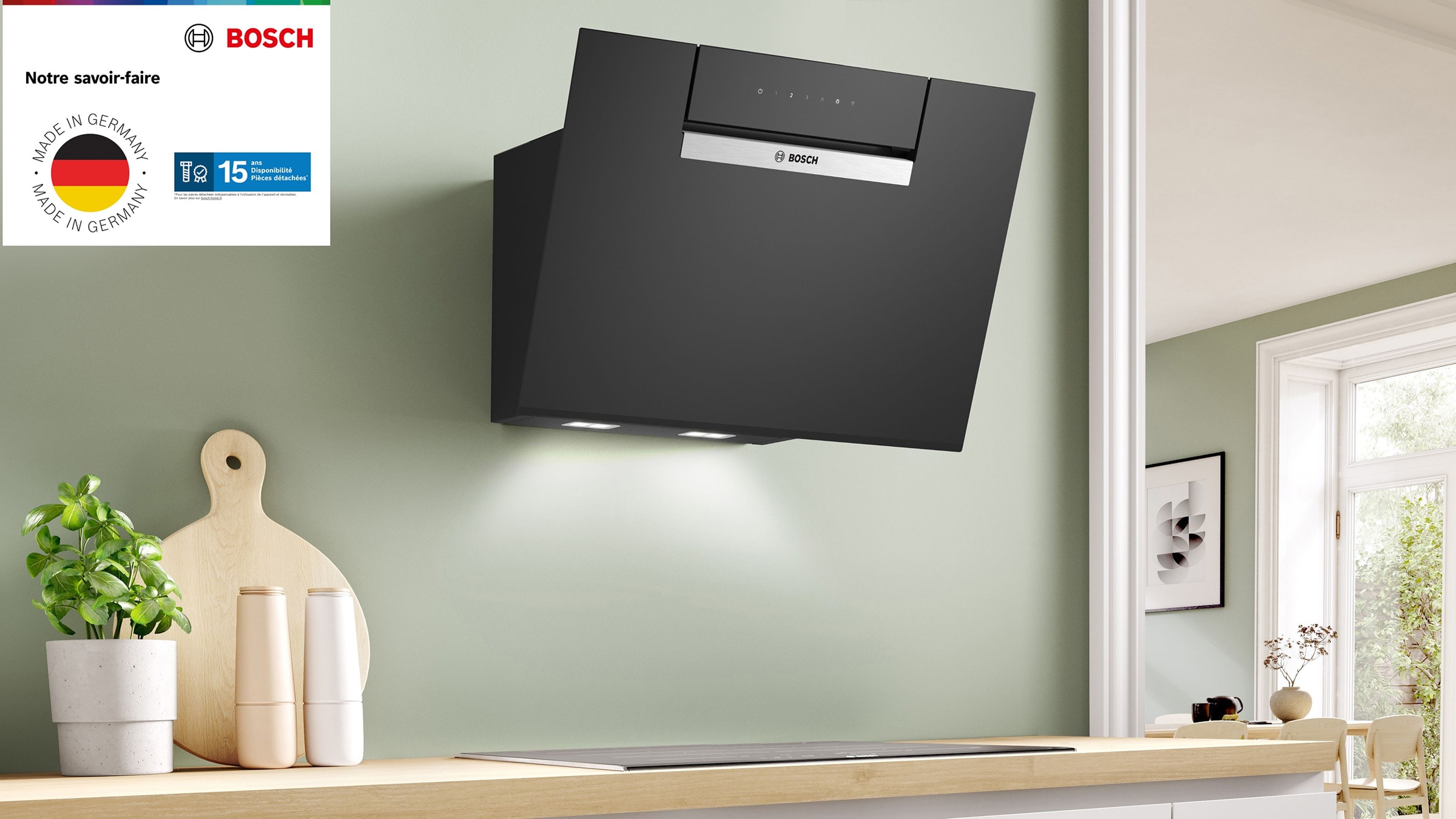 Hotte decorative murale BOSCH - DWK67FN60 Hotte decorative murale BOSCH - DWK67FN60