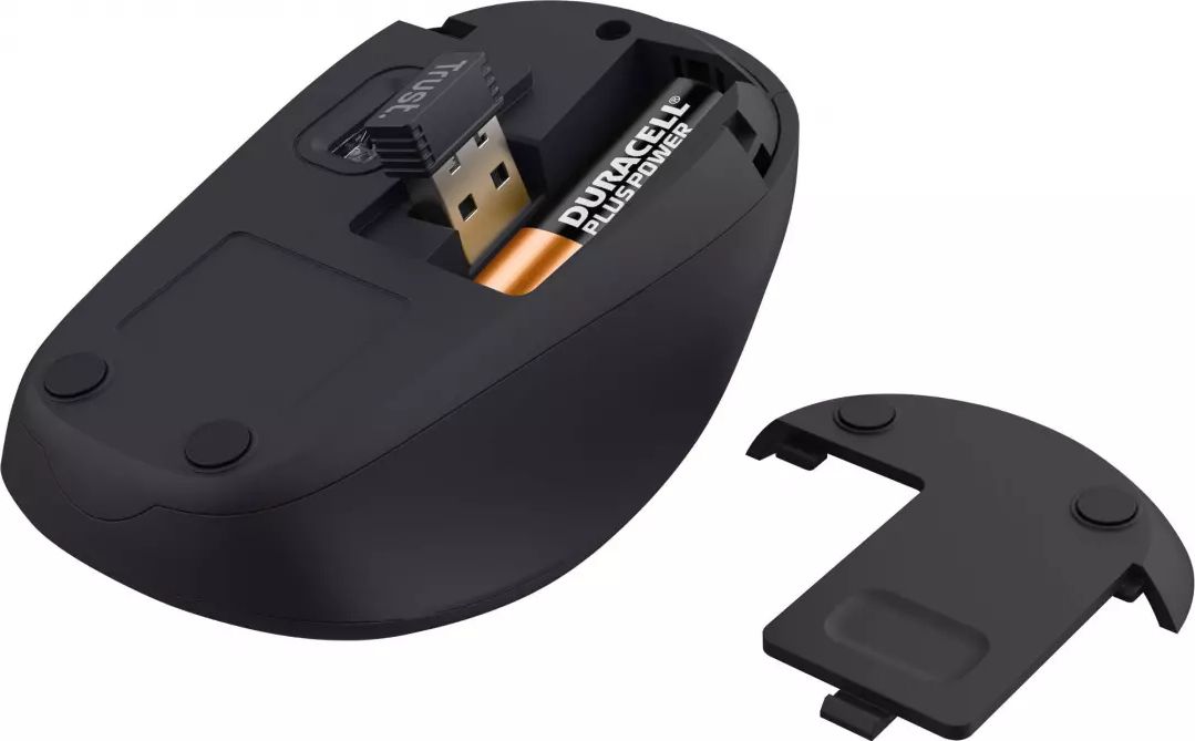 Souris sans fil TRUST Optique USB Noir - YVI+NOIR-24549
