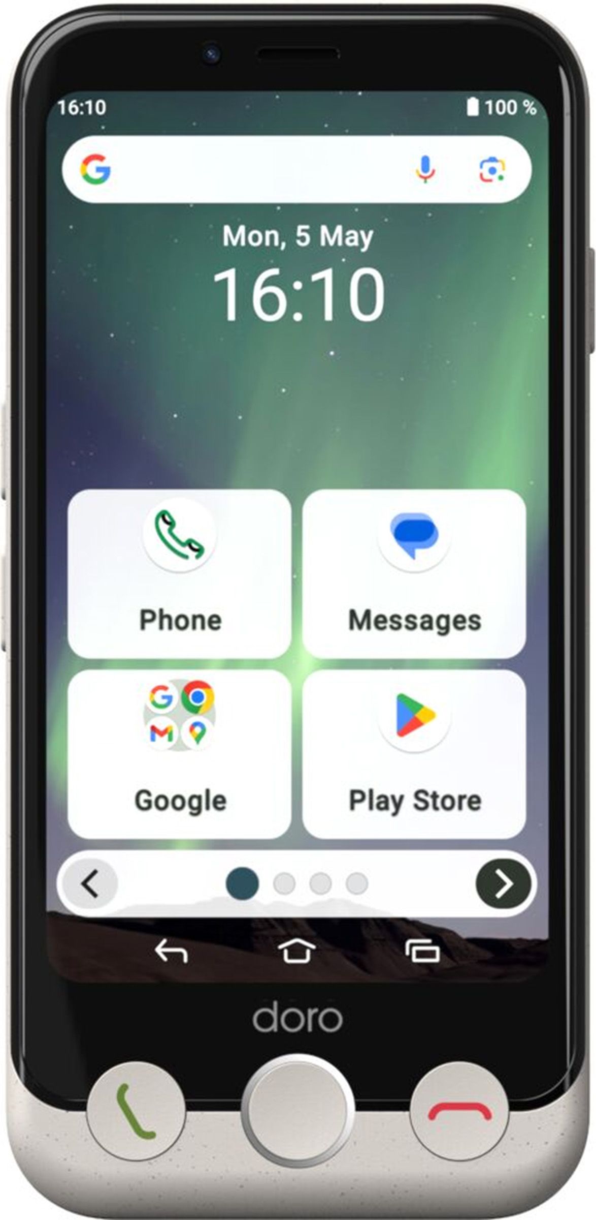 Smartphone DORO Aurora A10 4G 64Go Blanc - AURORAA10BLANC
