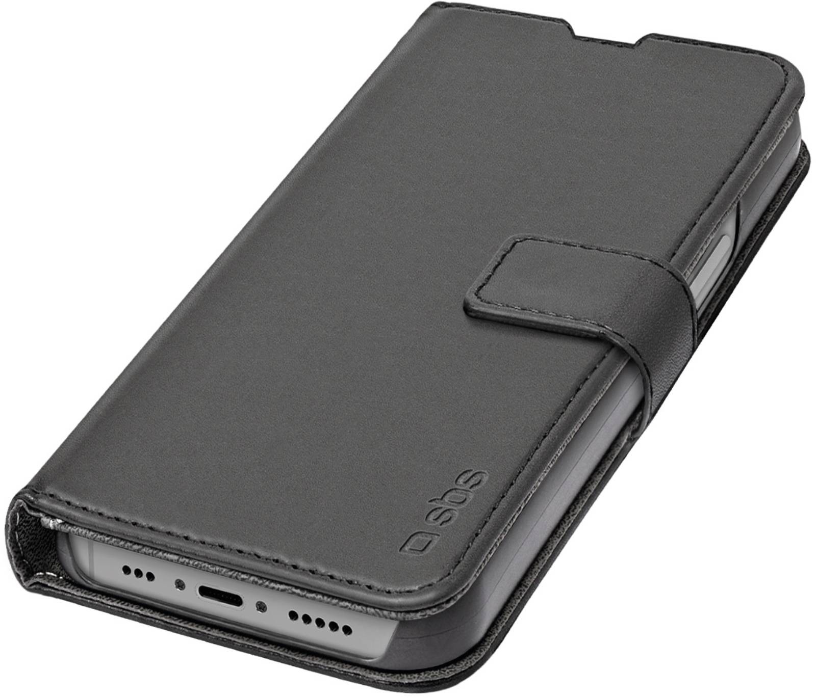 SBS Etui de protection Book Wallet avec fonction stand pour iPhone 14/13  ETUI-STAND-IPHONE14