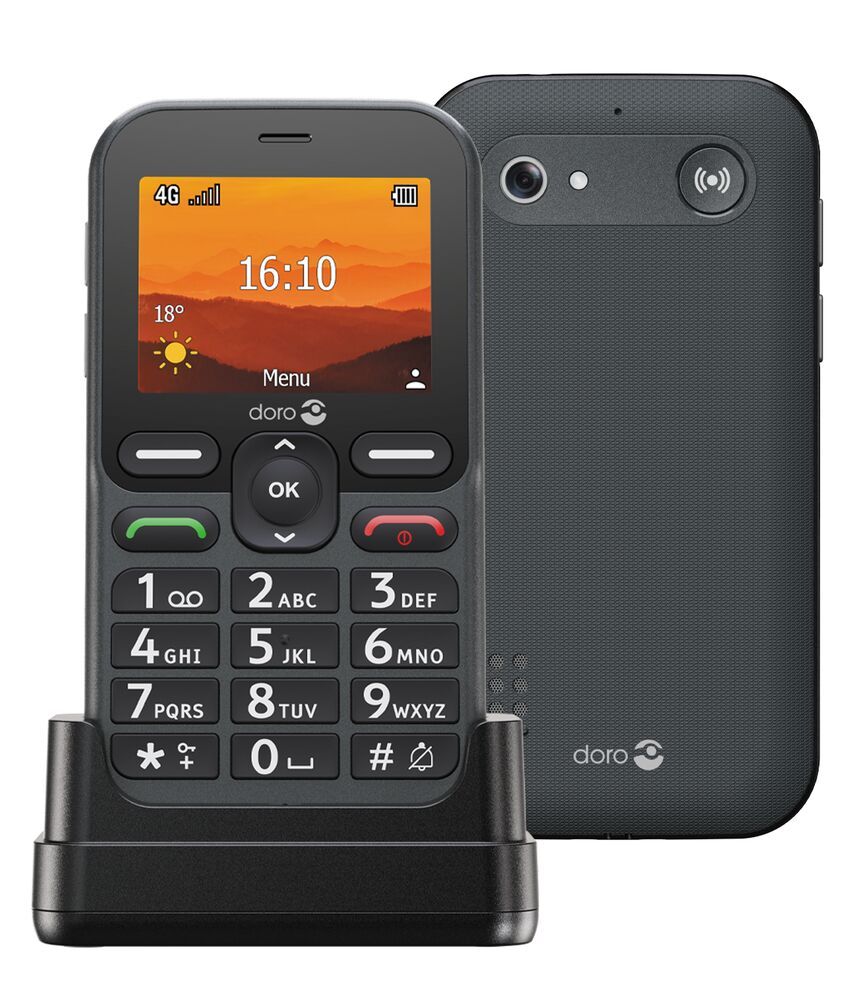 Téléphone mobile DORO Leva L10 4G 128Mo Noir LEVAL10GRAPHITE