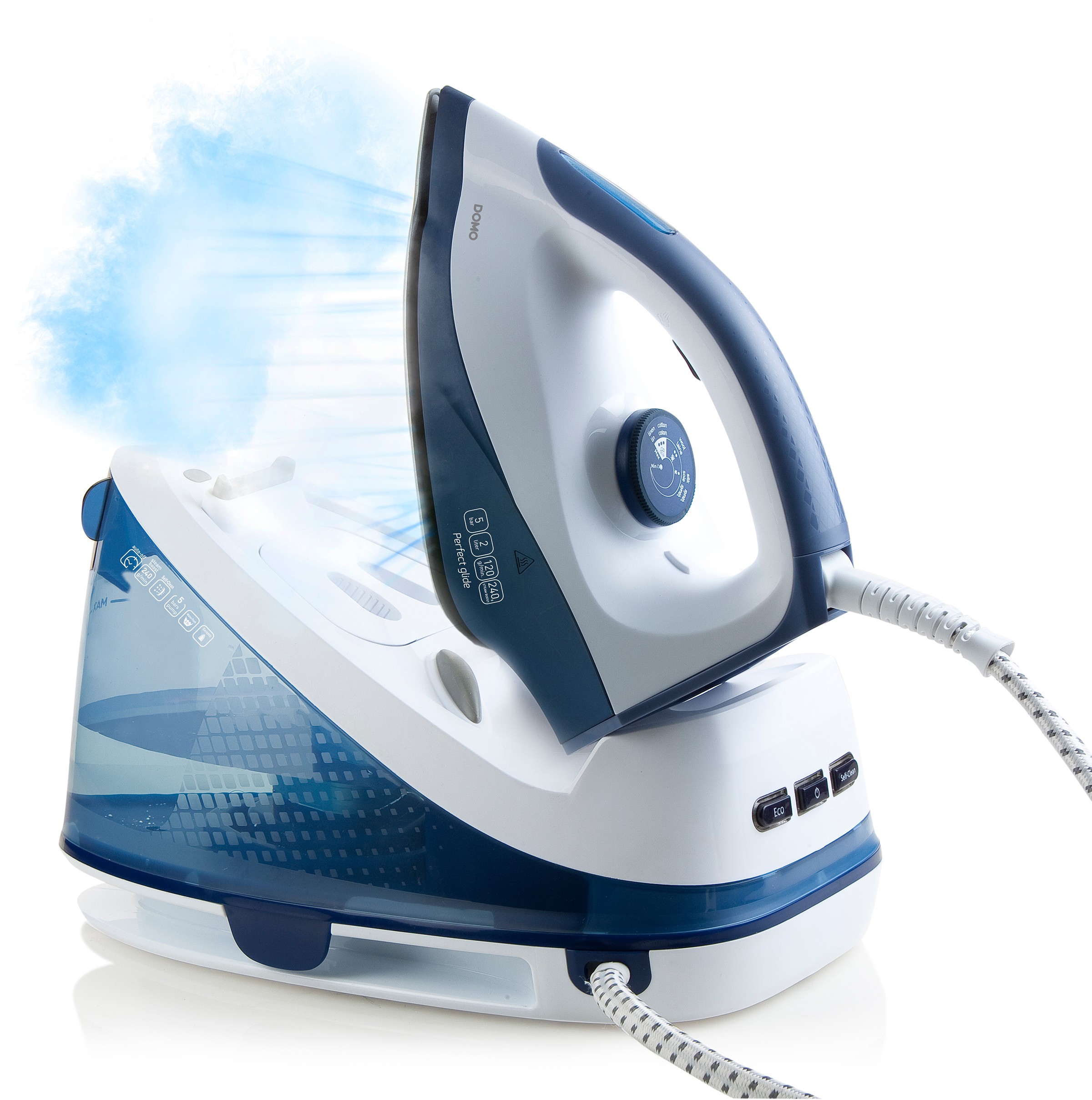 Centrale vapeur DOMO 2200W Bleu - DO7109S