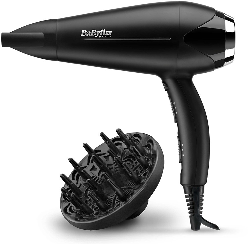 BABYLISS Sèche-cheveux Turbo smooth 2200 Noir - D572DE