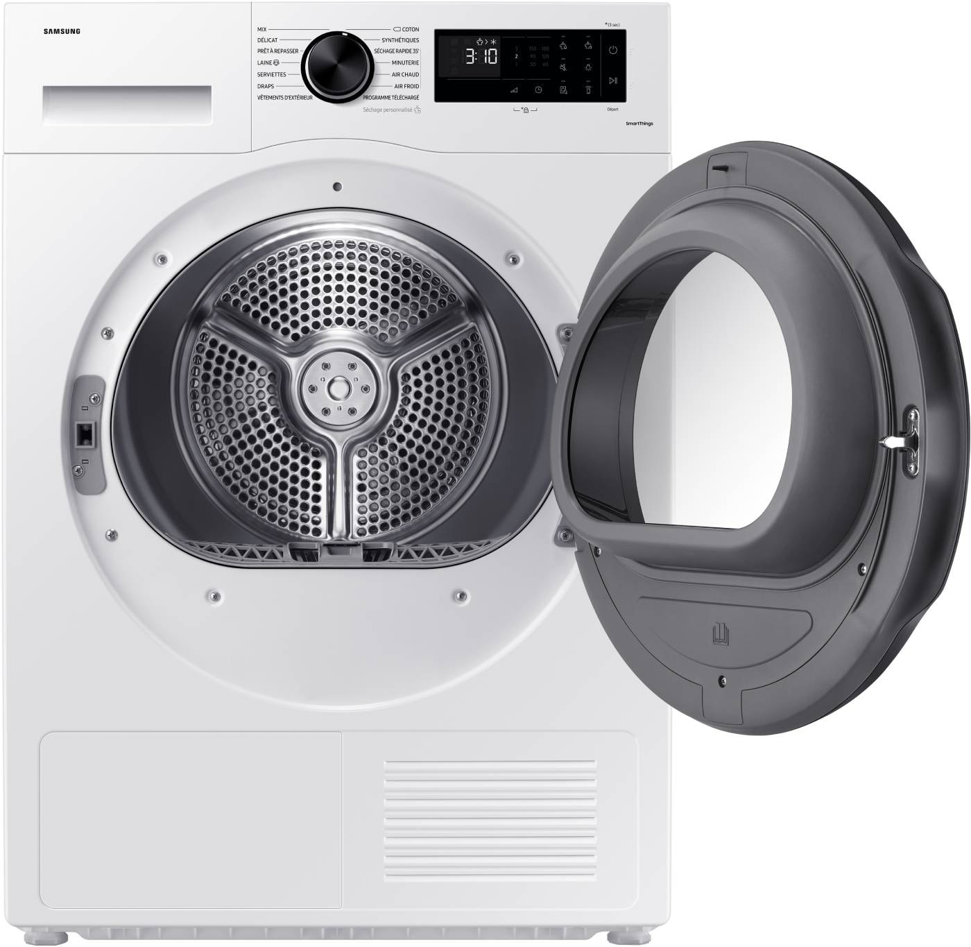 Sèche-linge pompe à chaleur SAMSUNG Moteur Digital Inverter, 8Kg, Blanc - DV80CGC0B0AE