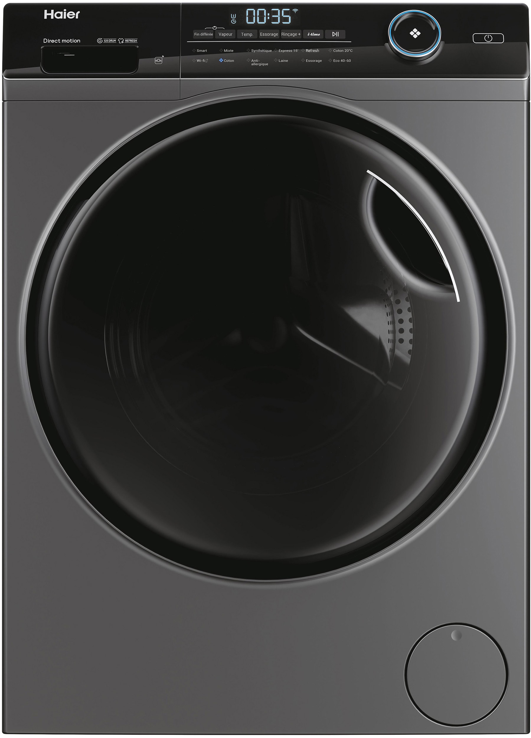 Lave linge Frontal HAIER 10kg 1400trs/min Gris HW100-B14959S8U1