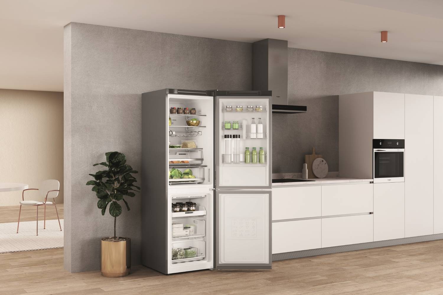 Réfrigérateur congélateur bas WHIRLPOOL - W7X82OOXH Réfrigérateur congélateur bas WHIRLPOOL - W7X82OOXH