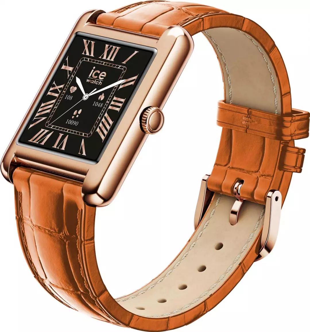 Montre connectée ICE WATCH Ice Smart Tks 2.0 32mm Bluetooth Marron - SMARTTK2ROSEGCOCROCO