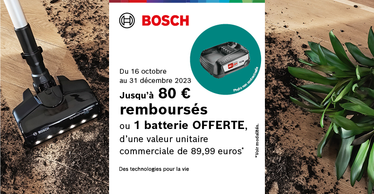 Découvrez nos aspirateurs balais bénéficiant d'offres de remboursement