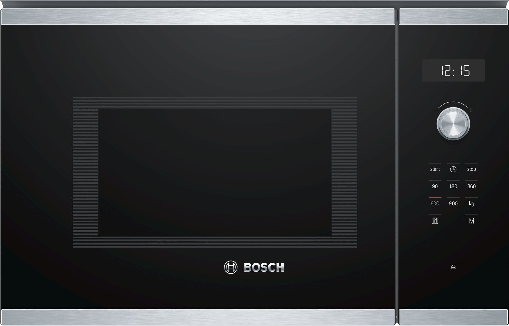 BOSCH Micro ondes Encastrable Série 6 TouchControl 900W 25L Noir  BFL554MS0