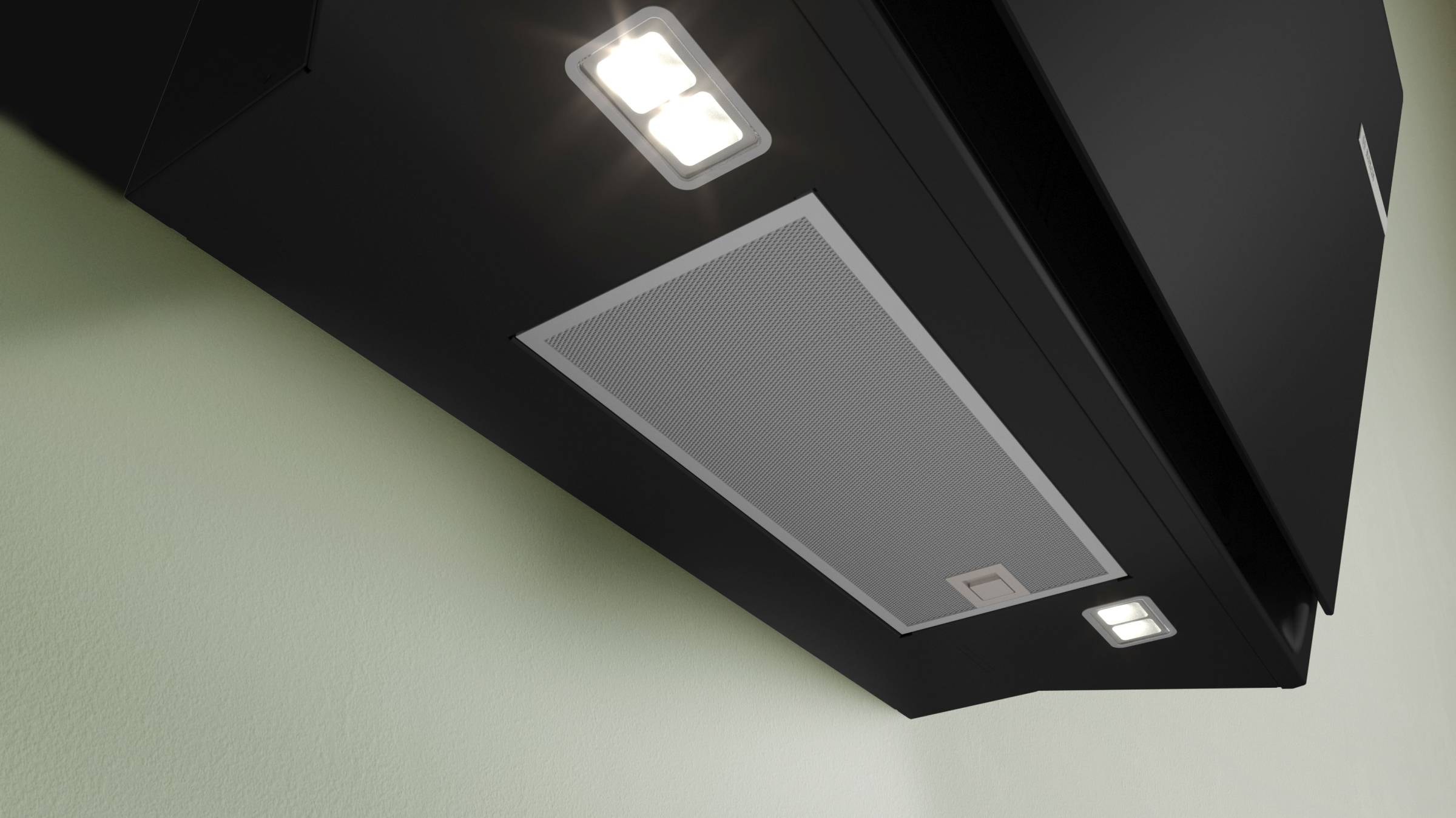 Hotte decorative murale BOSCH 80cm 68dB Noir - DWK81AN60