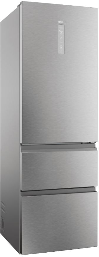 Réfrigérateur congélateur bas HAIER 360L No Frost Inox - HTW5618DNMG
