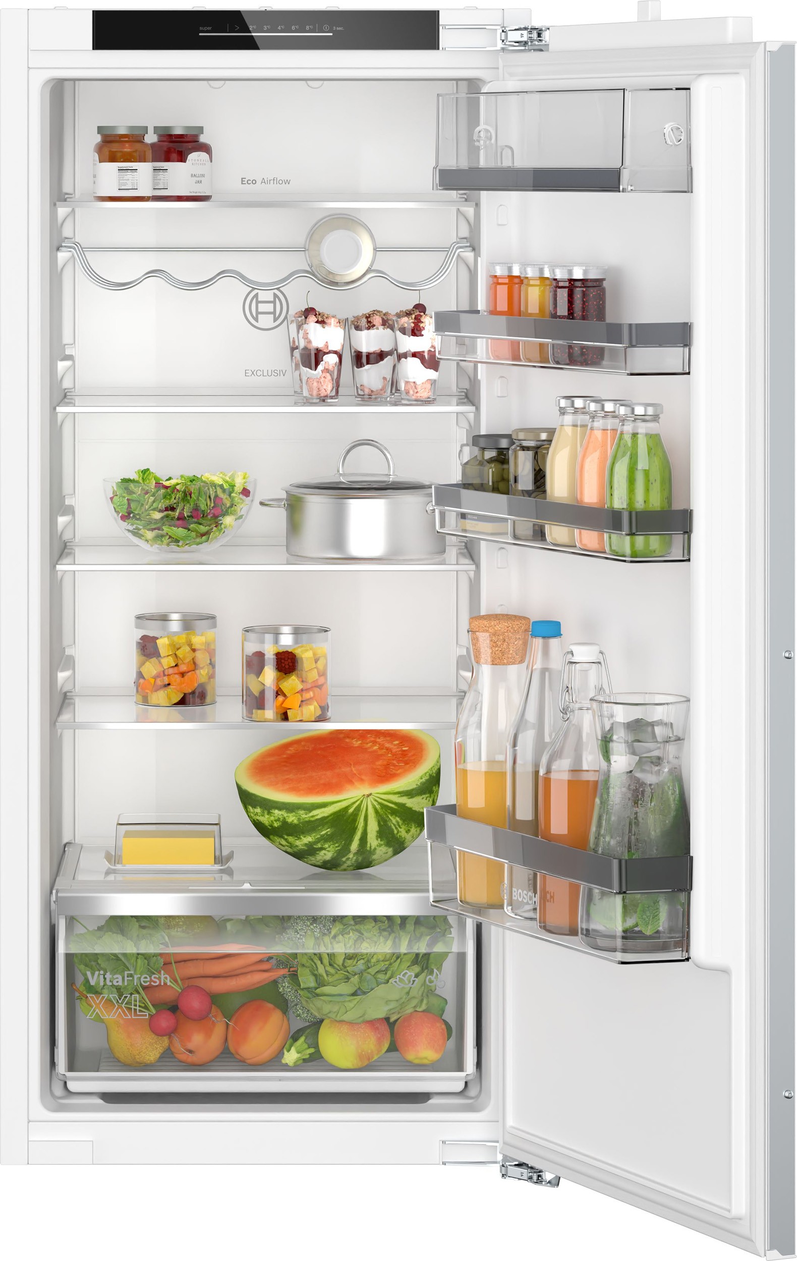 BOSCH Réfrigérateur encastrable 1 porte Série 6 Eco AirFlow 204L KIR41EDD1 BOSCH Réfrigérateur encastrable 1 porte Série 6 Eco AirFlow 204L KIR41EDD1