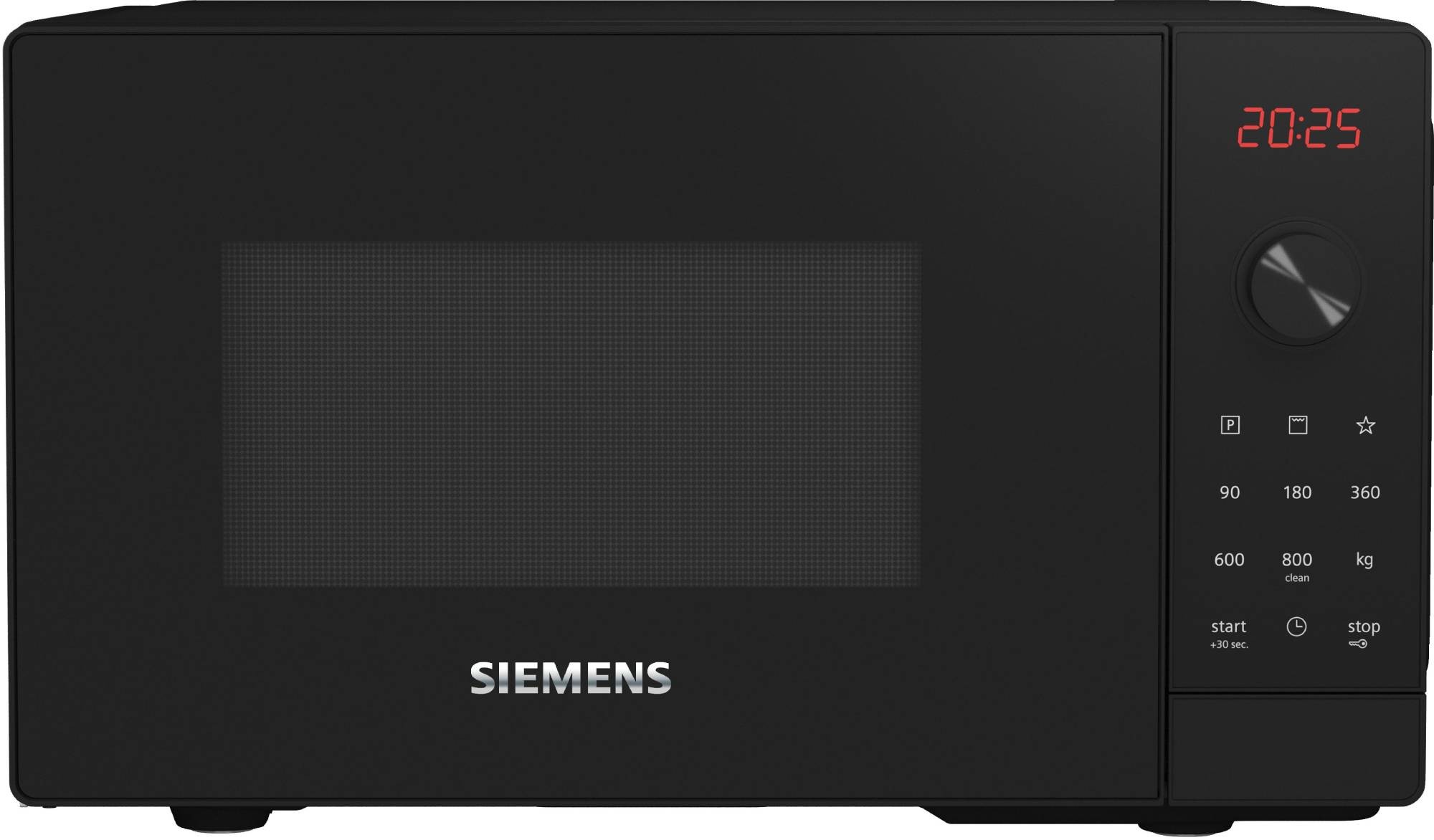 SIEMENS Micro ondes Grill iQ300 QuickStart 800W 20L Noir FE023LMB2 SIEMENS Micro ondes Grill iQ300 QuickStart 800W 20L Noir FE023LMB2