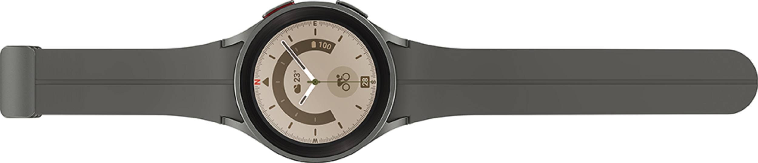 SAMSUNG Montre connectée Galaxy Watch 5 Pro 45mm 4G Titanium - SM-R925FZTAXEF