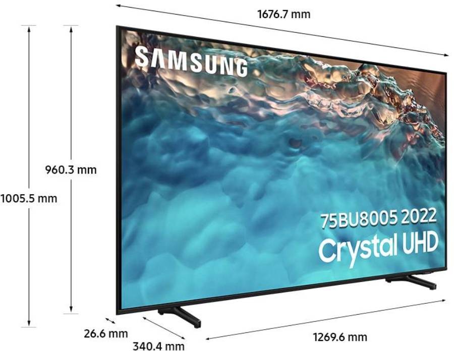 SAMSUNG TV LED 4K 189 cm 75"