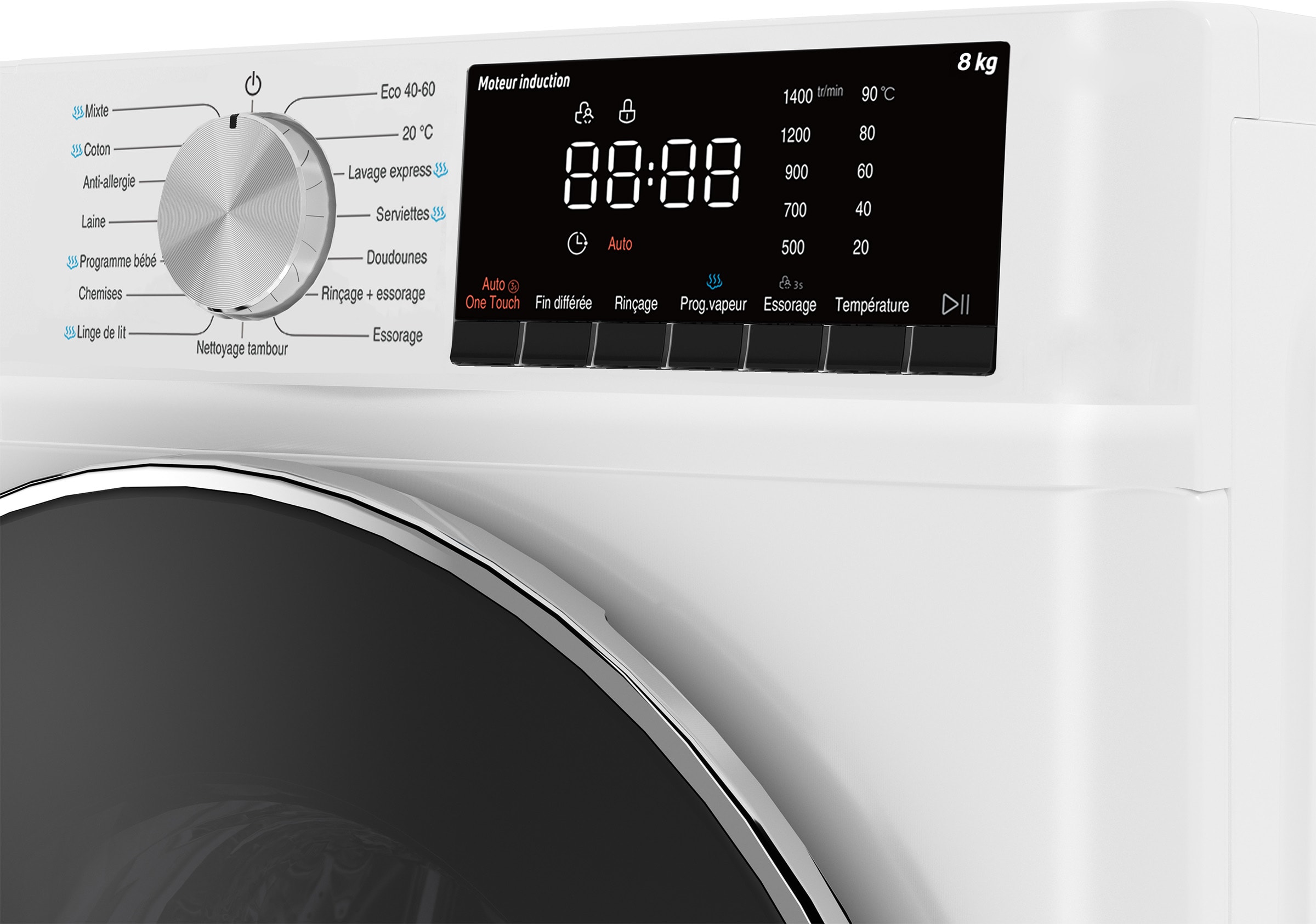 Lave linge Frontal FAGOR , 1400 trs/mn, 8kg, Blanc - FLF8014SLIAW Lave linge Frontal FAGOR , 1400 trs/mn, 8kg, Blanc - FLF8014SLIAW