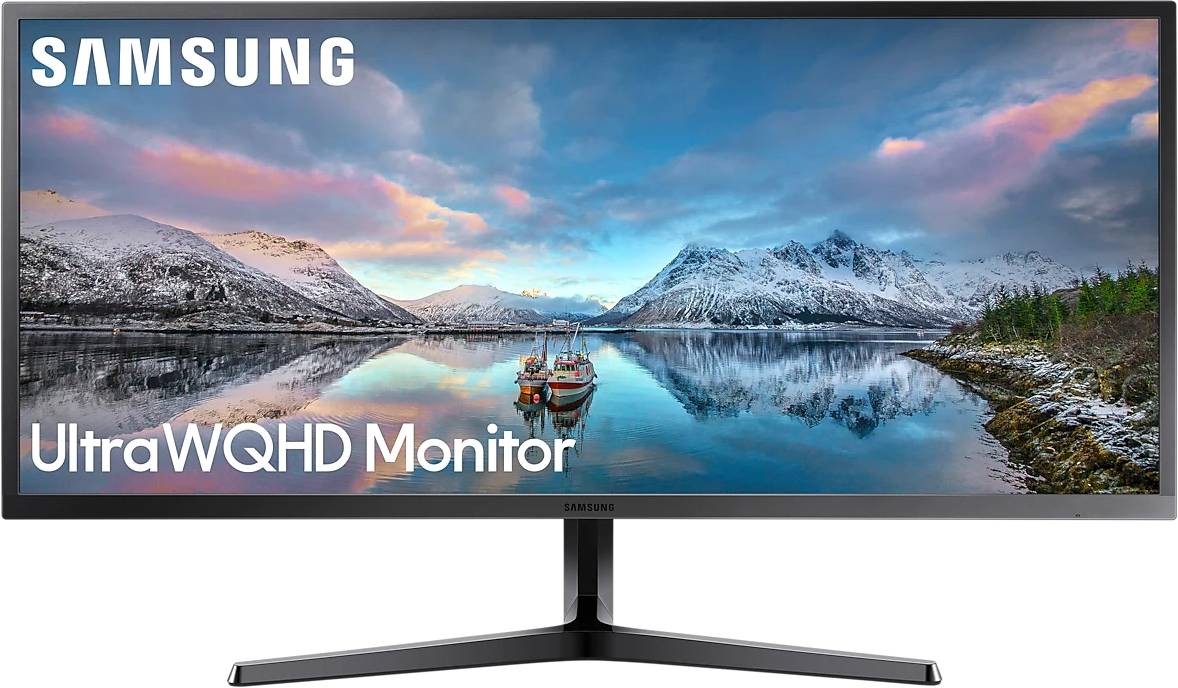 SAMSUNG Ecran 34 pouces Ultra WQHD   LS34J550WQRXEN