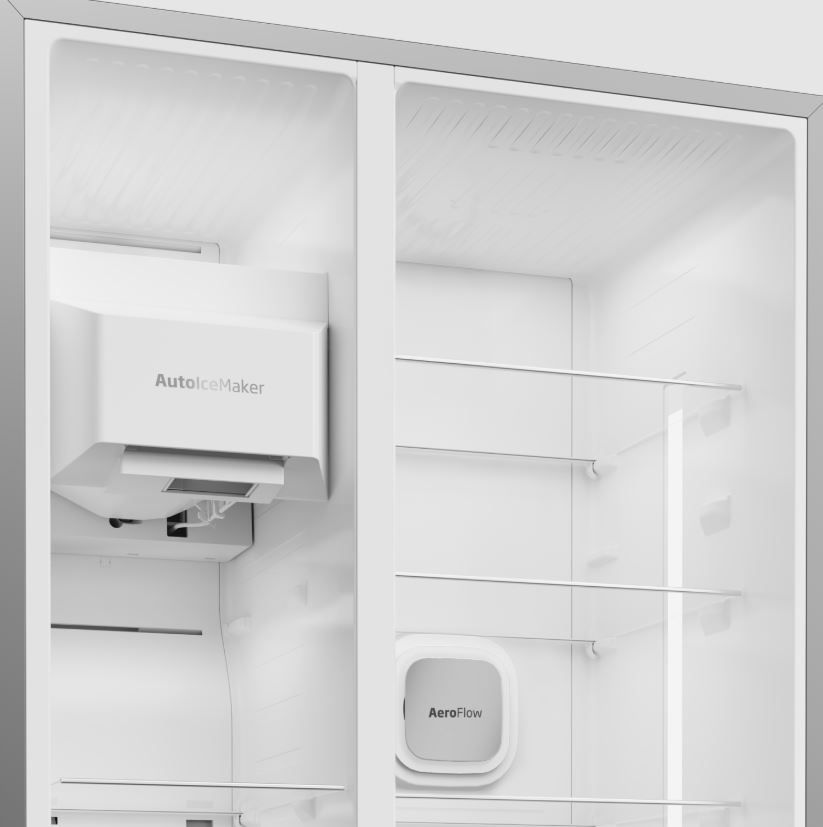Réfrigérateur américain BEKO  - B7RGNE665ZDPX