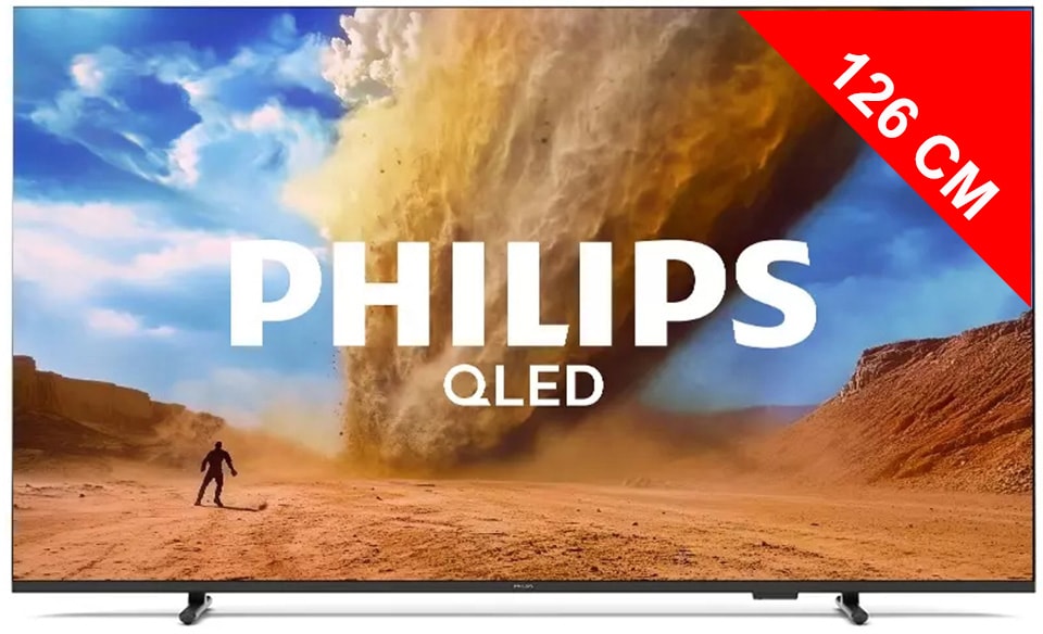 TV QLED 4K 126 cm PHILIPS 50" 60Hz Noir 50PUS7800