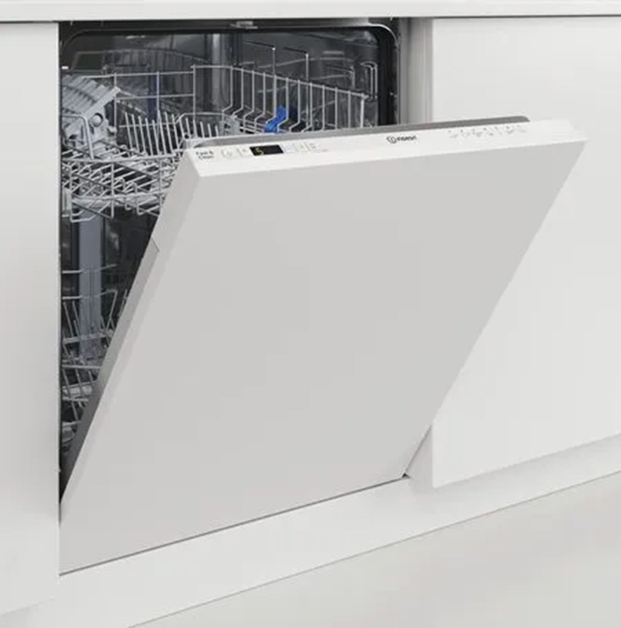 Lave vaisselle tout integrable 60 cm INDESIT Moteur Inverter 14 couverts 46dB Blanc - I3IFD536