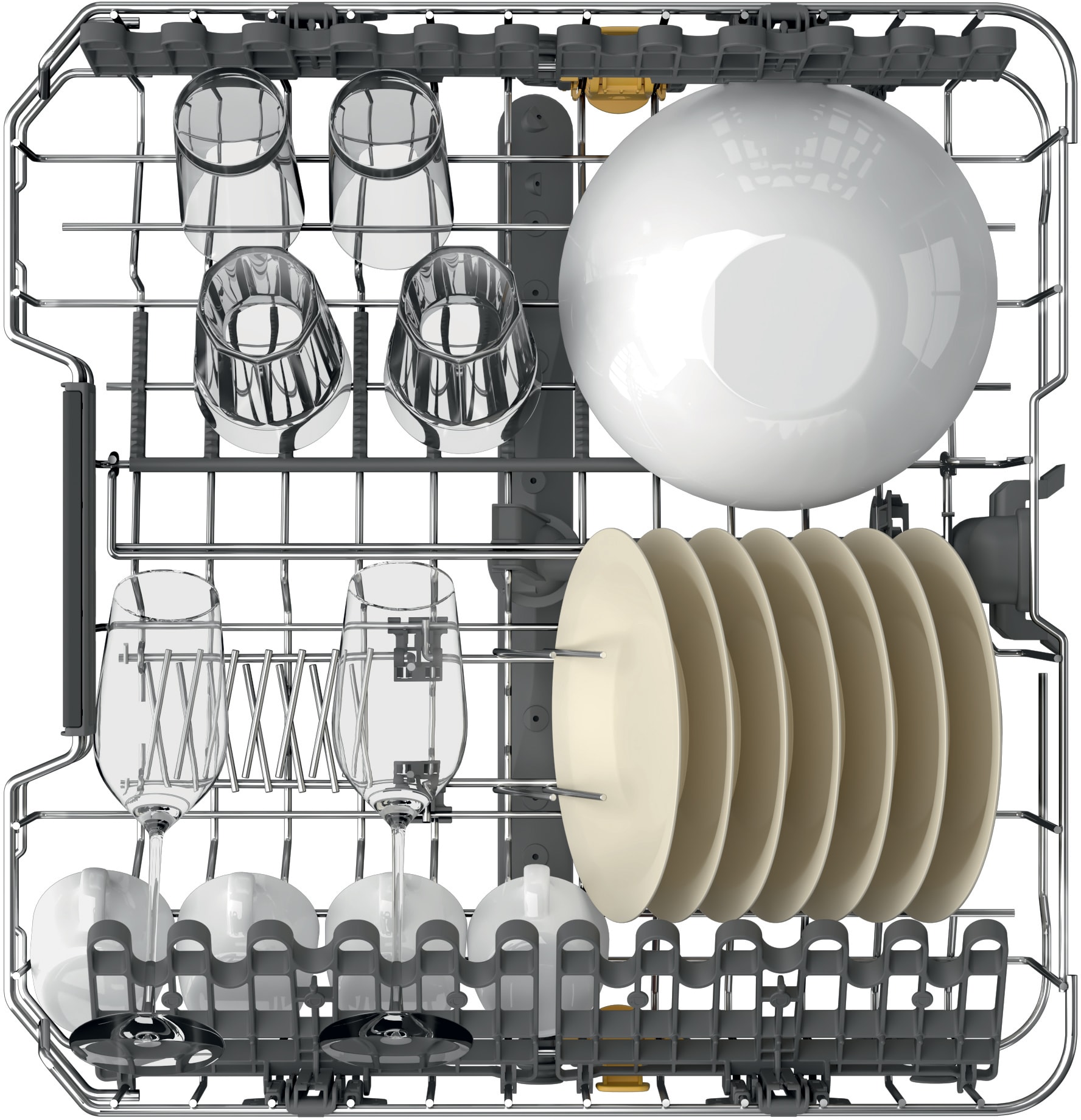 WHIRLPOOL Lave vaisselle 60 cm Maxispace 6ème sens 15 couverts - W7FHS31S