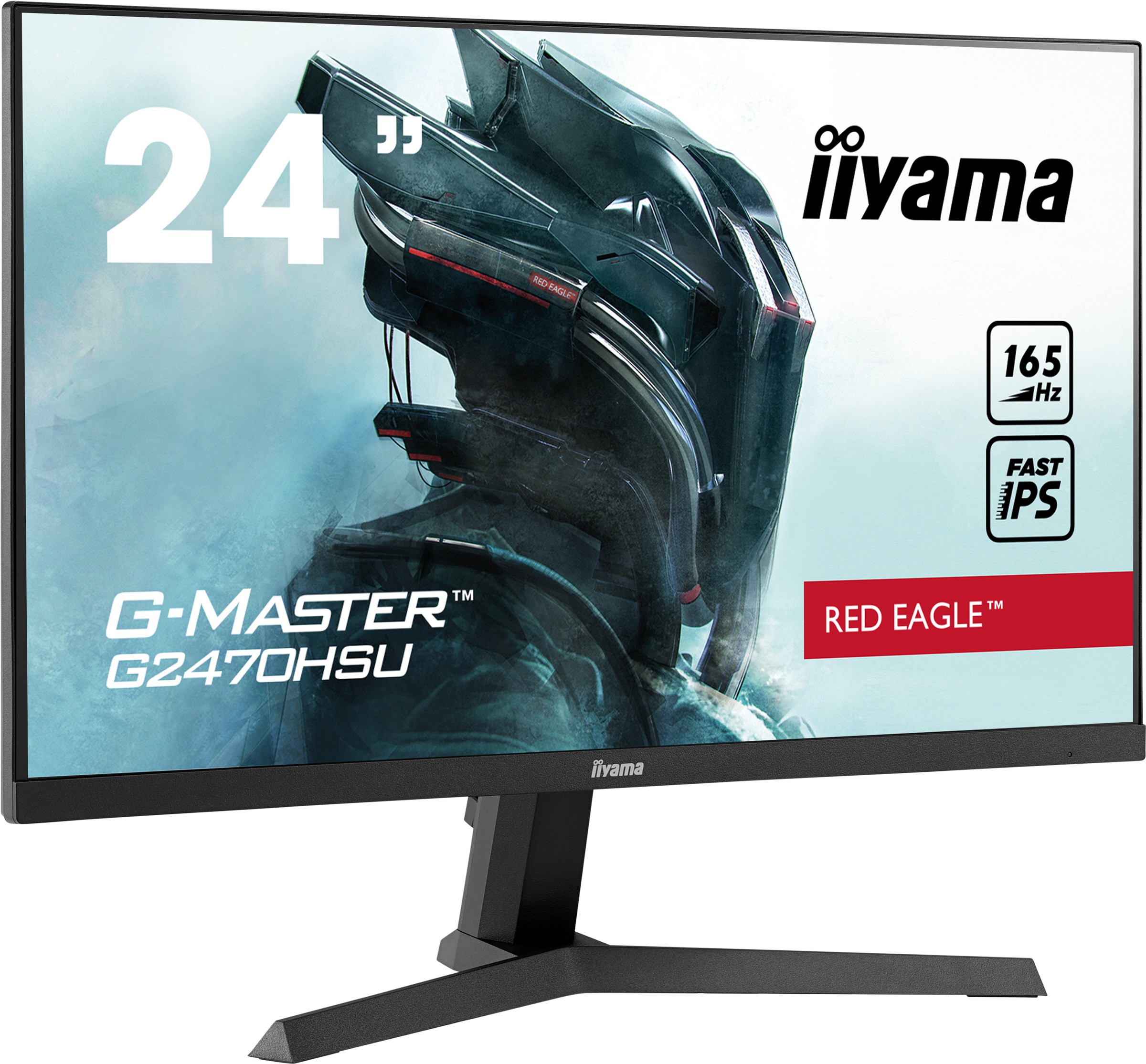 IIYAMA Ecran 24 pouces Full HD G-Master 24" Fast IPS 0.8 ms  G2470HSU-B1