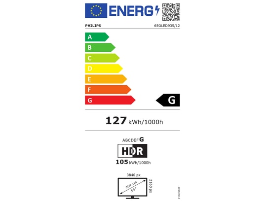TV OLED 4K 164 cm PHILIPS - 65OLED935 TV OLED 4K 164 cm PHILIPS - 65OLED935