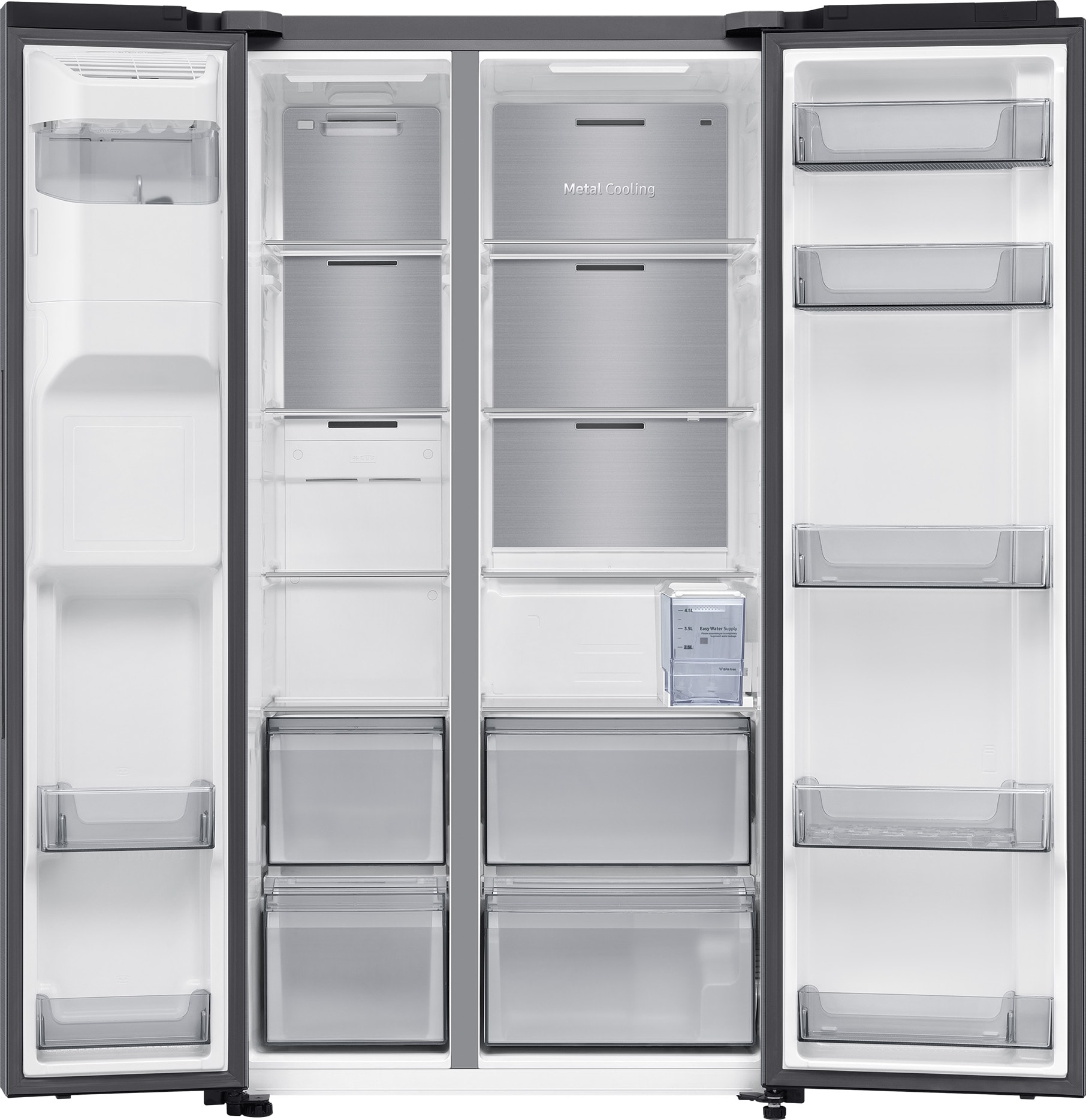Réfrigérateur side by side SAMSUNG 640L No Frost Inox - RS70F65KET
