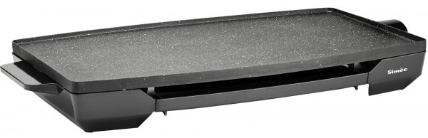 Plancha SIMEO 59.5x34.5cm Fonte d'aluminium Noir CV502