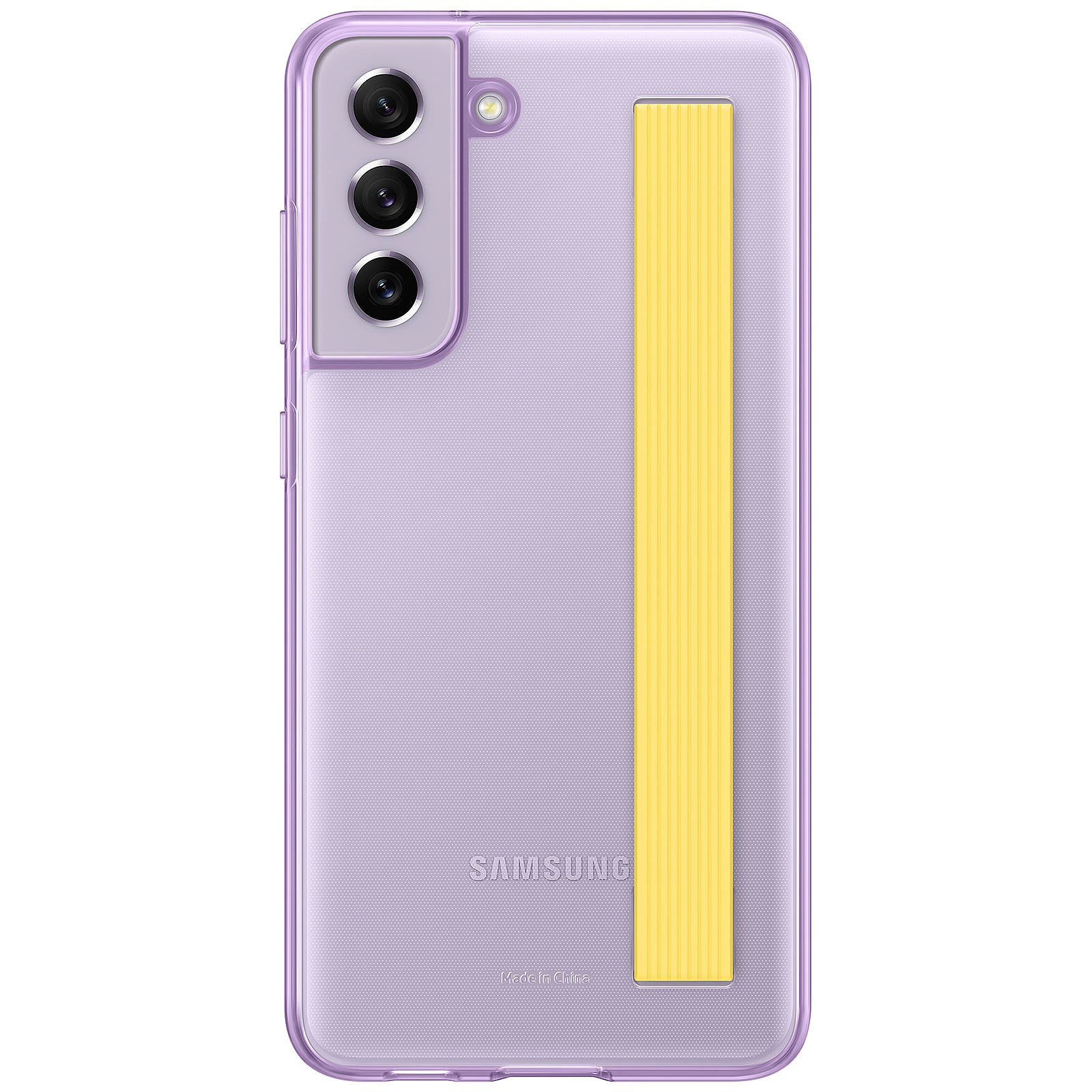 Coque smartphone BIGBEN Galaxy S21 FE silicone Lavande - EF-XG990CV