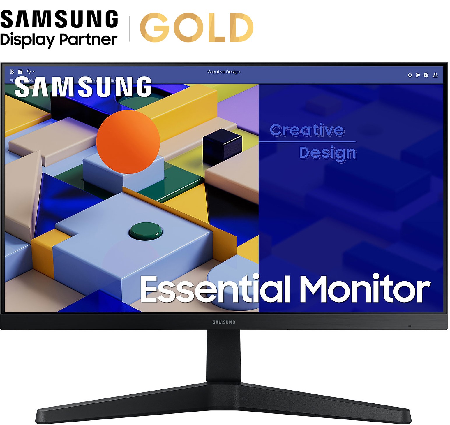 SAMSUNG Ecran 22 pouces Full HD IPS 75Hz 5ms FreeSync  - LS22C310EAUXEN