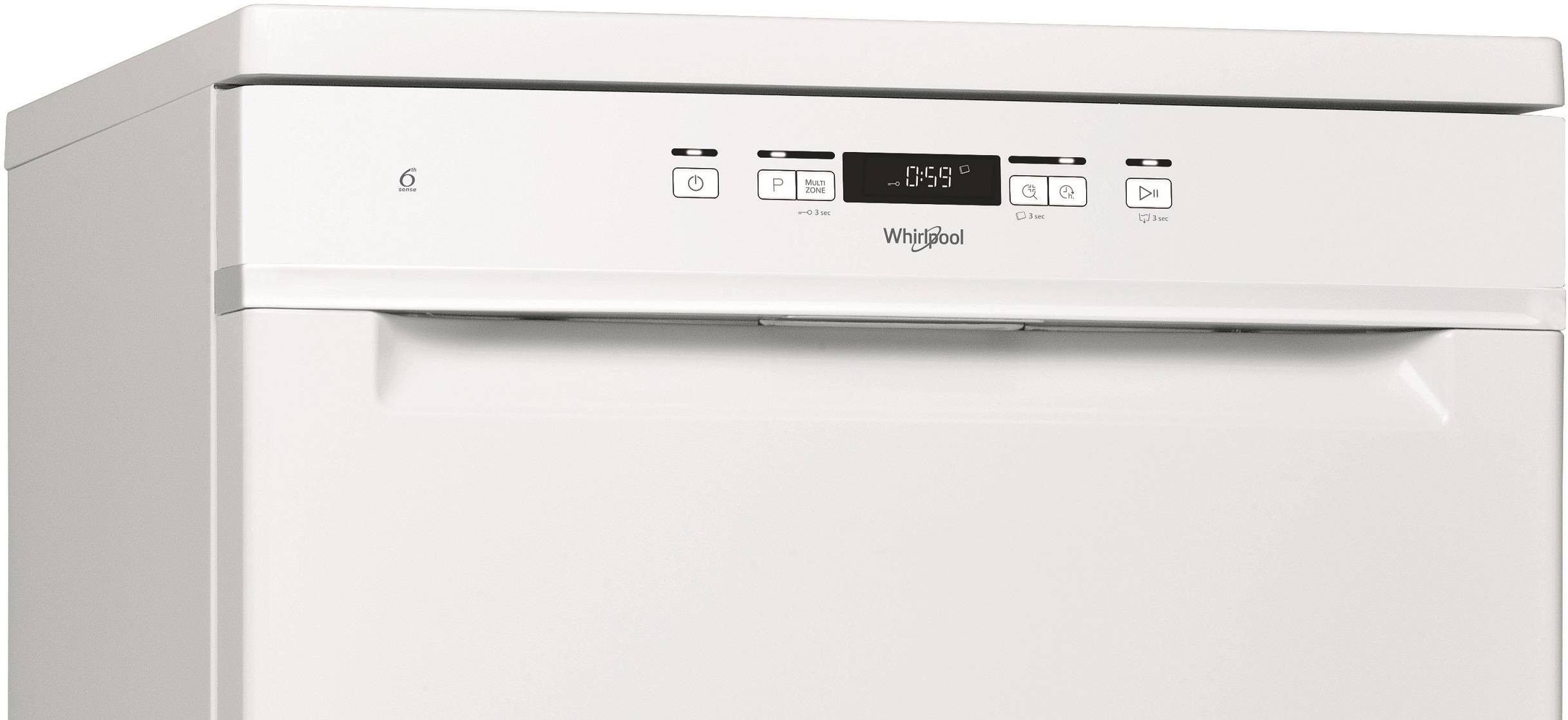 WHIRLPOOL Lave vaisselle 60 cm 6ème sens Natural Dry 44dB 14 couverts - WFC3C34