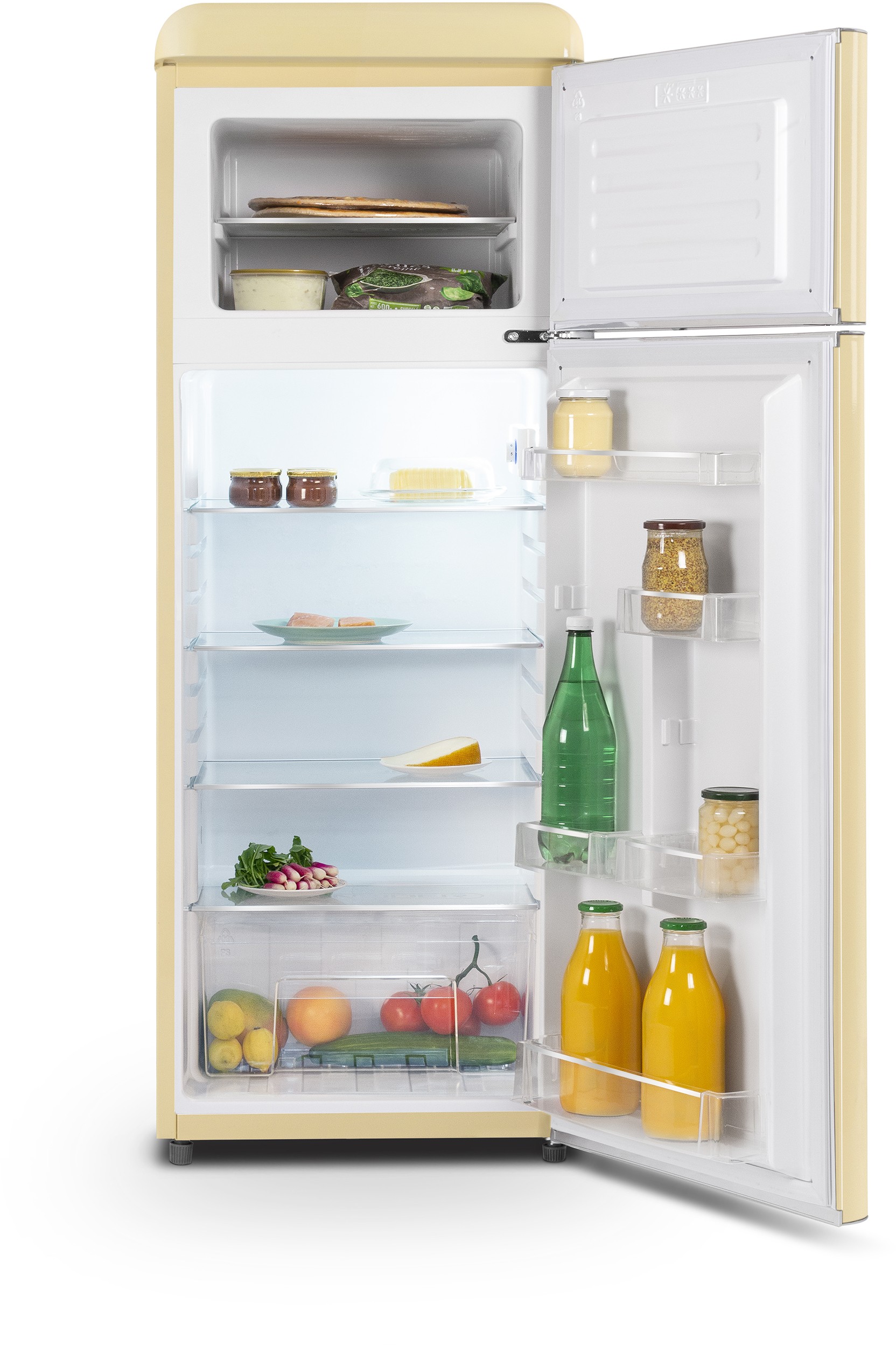 SCHNEIDER Réfrigérateur congélateur haut SCDD208VCR