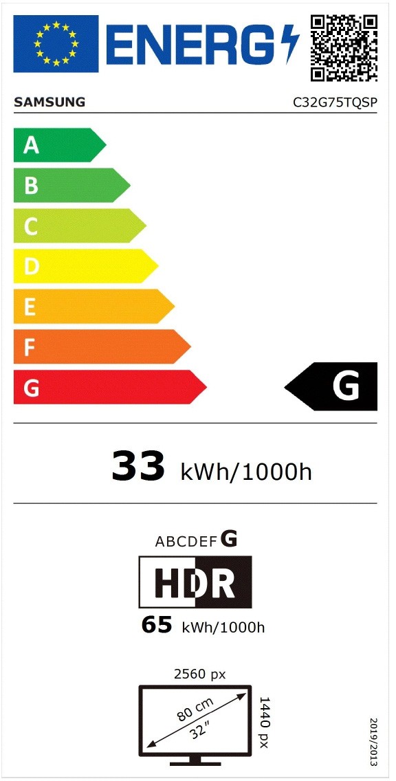 Ecran 32 pouces WQHD SAMSUNG - LC32G75TQSPXEN Ecran 32 pouces WQHD SAMSUNG - LC32G75TQSPXEN