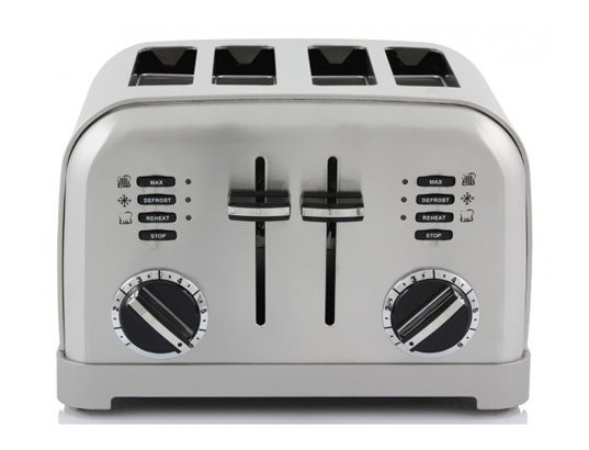 CUISINART Grille pain Toaster 4 tranches 1800W Inox - CPT180E