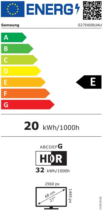 Ecran 27 pouces QHD 2K SAMSUNG - LS27D600UAUXEN Ecran 27 pouces QHD 2K SAMSUNG - LS27D600UAUXEN
