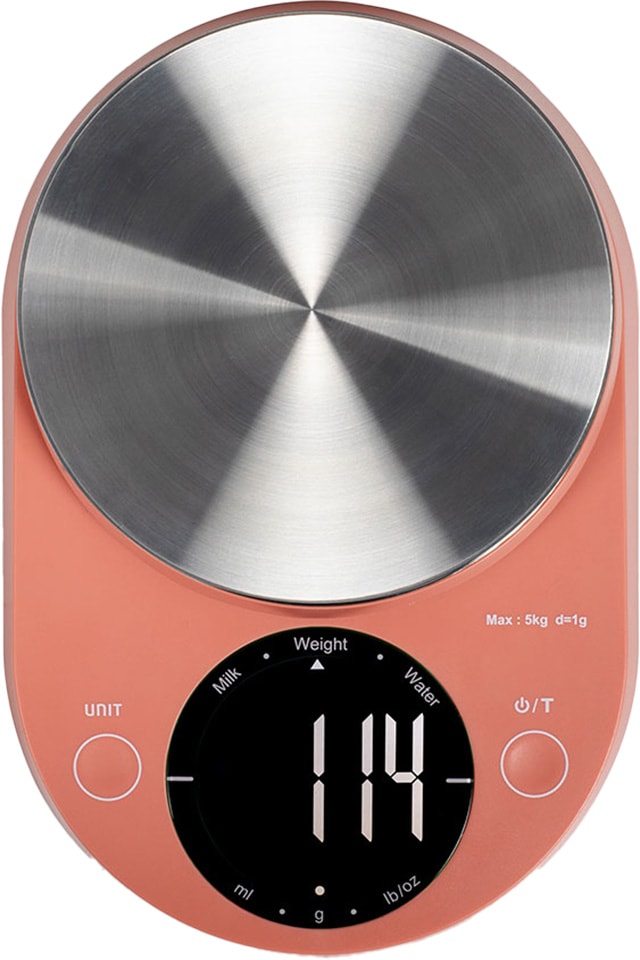 Balance de cuisine LIVOO , 5kg, Rouge DOM493T