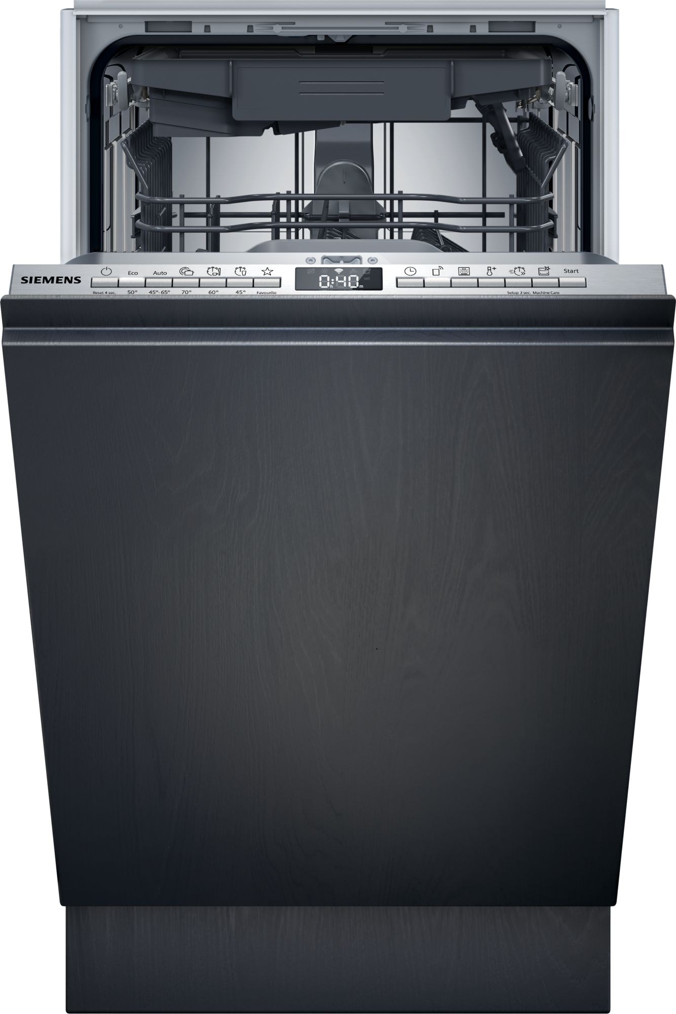 Lave vaisselle tout integrable 45 cm SIEMENS Connecté 10 couverts 44dB SR63EX25ME