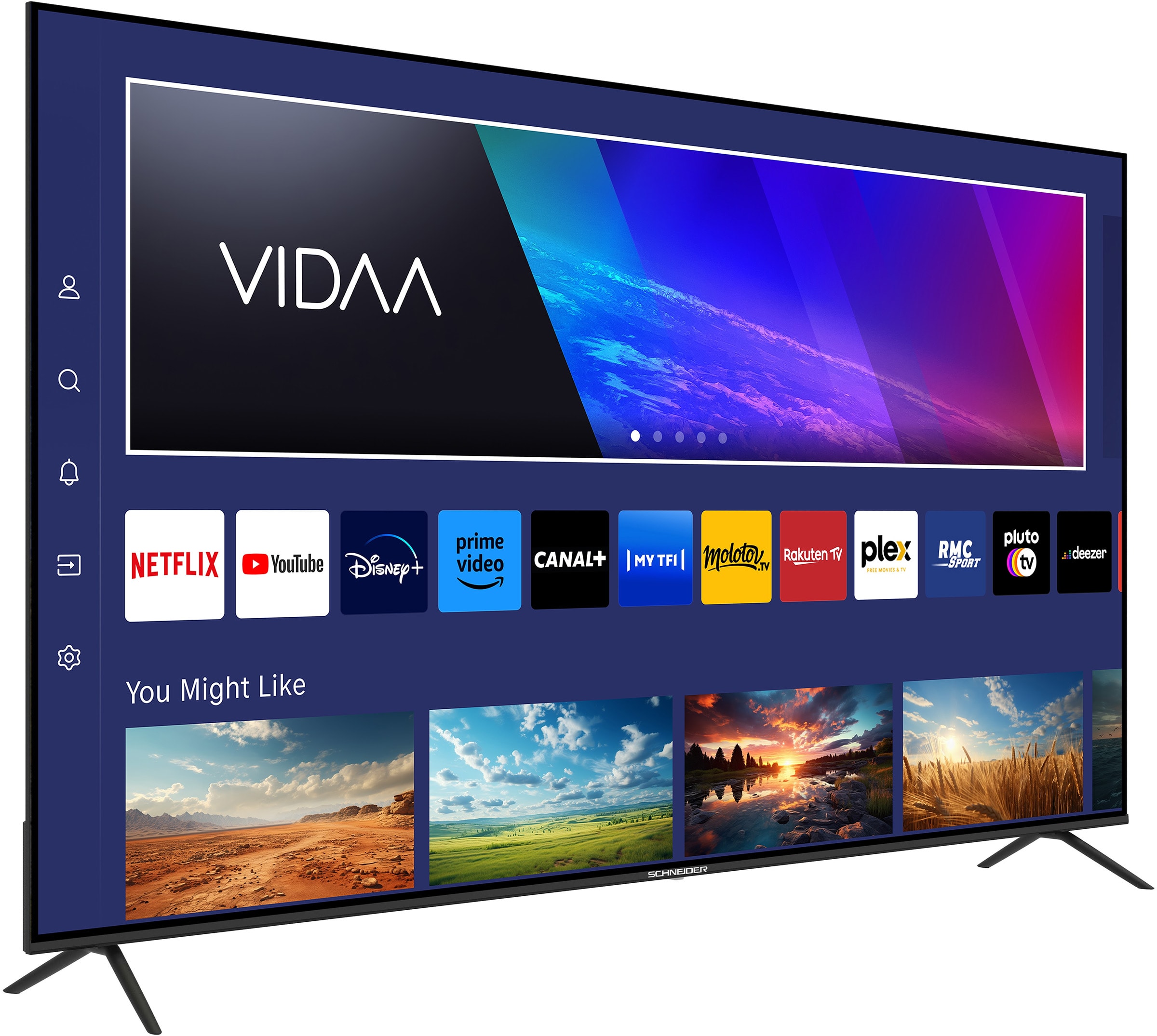 TV LED 4K 189 cm SCHNEIDER UHD 75" 60 Hz - GMS75A2 TV LED 4K 189 cm SCHNEIDER UHD 75" 60 Hz - GMS75A2