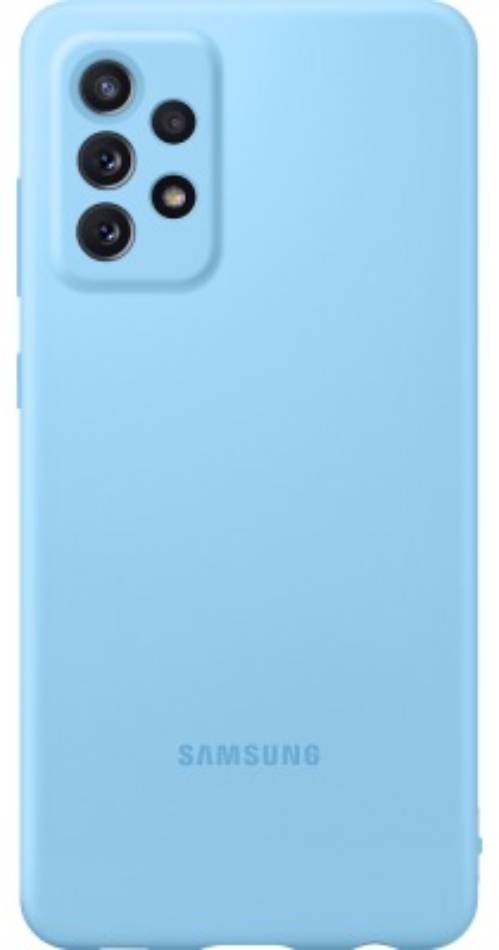 Coque smartphone SAMSUNG A72 silicone Bleue - EF-PA725TL